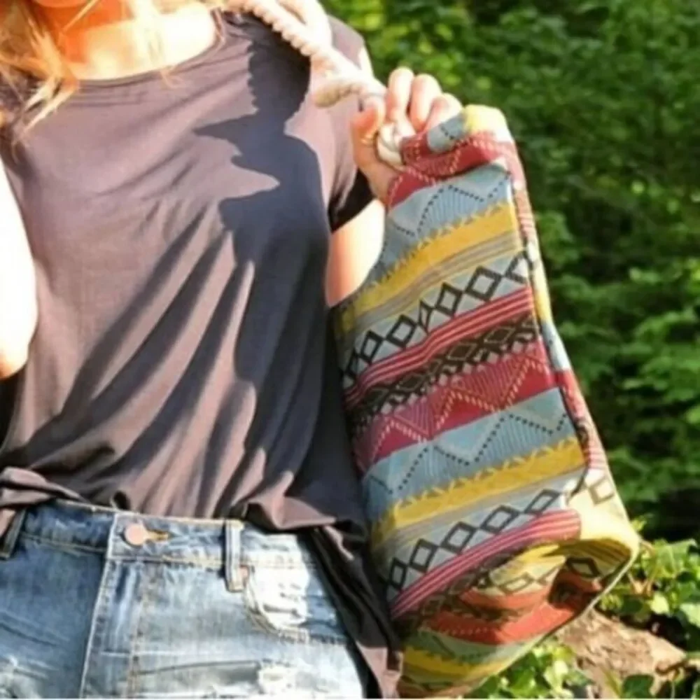 Boho Multi Colored Shoulder Bag‎
